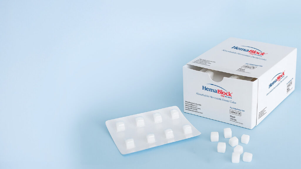 HemaBlock® Sterile Dental Cube 1x1x1cm
