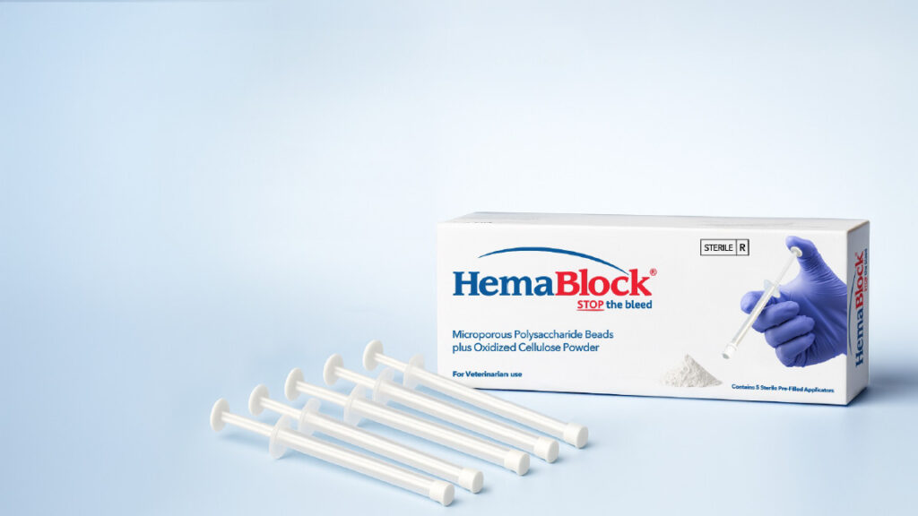 HemaBlock® Sterile Hemostatic Powder Pre-Filled Applicator
